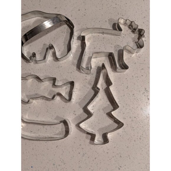 Whimsical Forest Adventure Cookie Cutter Set Stainless Steel Baking Tools - Picture 3 of 8